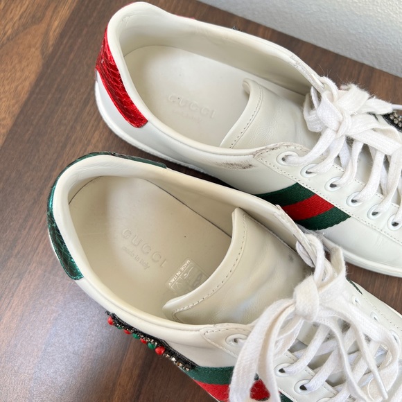Auth Gucci Ace Arrow Sneakers - Size.36 Used - Picture 8 of 11